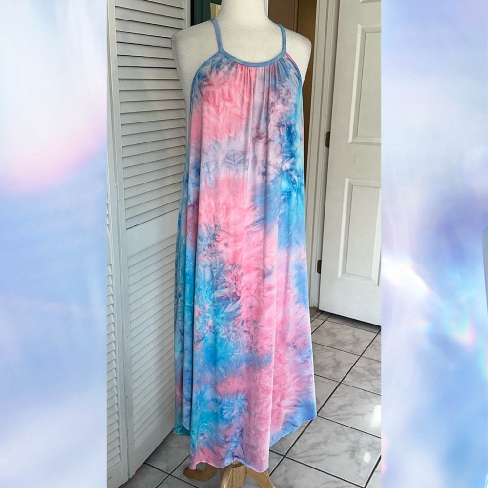 Tye dye maxi dress